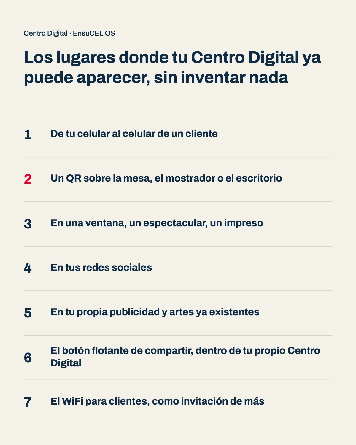 Cómo compartir tu página de negocio con clientes: siete lugares donde tu Centro Digital ya puede aparecer
