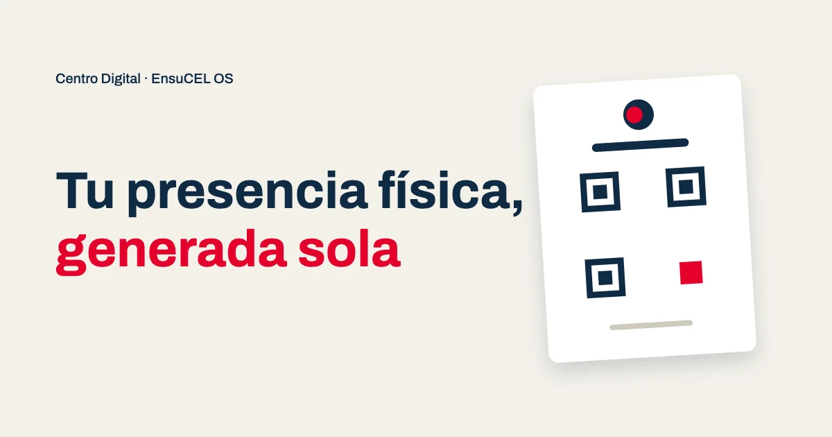 QR y arte para imprimir de tu Centro Digital: tu presencia física, con tu nombre y tu código, generada sola
